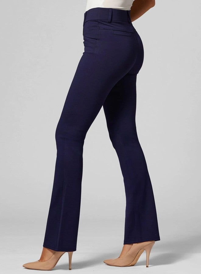 Conceited Navy Dress Pants Women - Wear to Work Pants Women - Womens Dress Pants - Slacks - Business Casual Office - Navy Blue - Large - Image 4